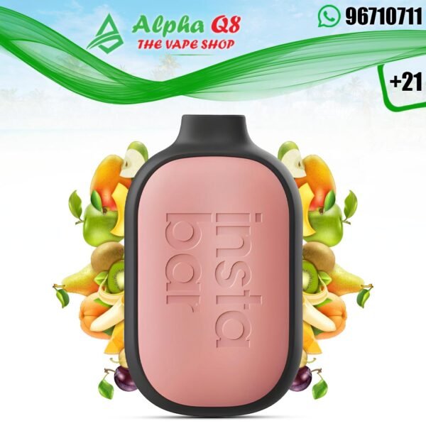 انستا بار ماكس رقى ايس 7500 سحبه 20 نيكوتين insta bar max watermelon 20mg 7500 puffs