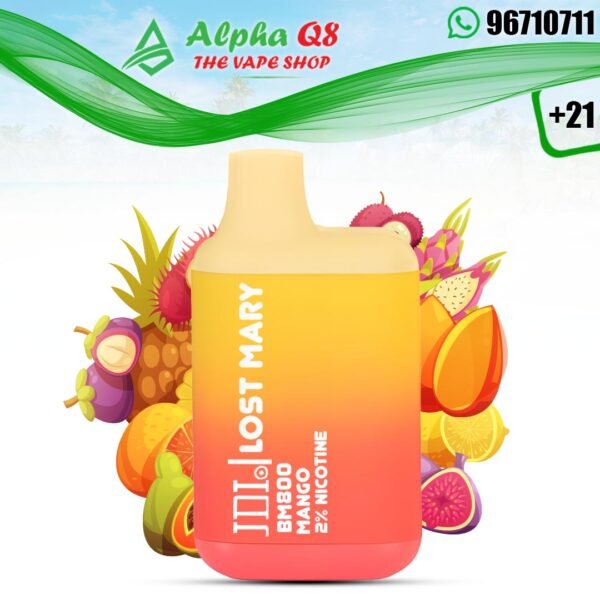 لوست مارى مانجا 800 سحبه vape lost mary mango 800 puffs