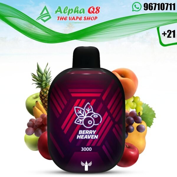 بانثر بار بيرى هافانا 3000 سحبة panther bar berry heaven 3000 puffs