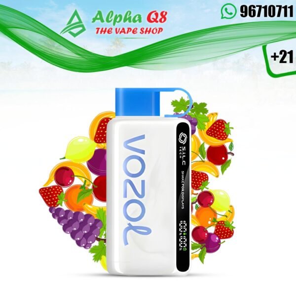 فوزول ستار بلو راز مينت 12000 سحبه Vozol Star Blueberry Storm 12000 Puffs
