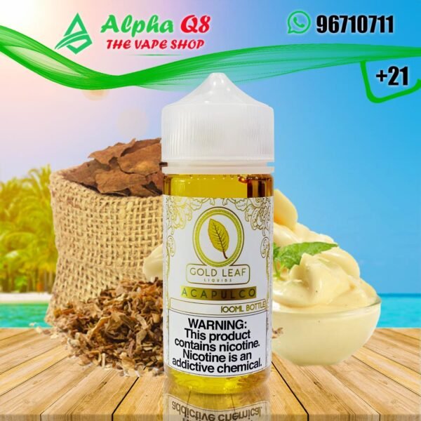 قولد ليف اكابولكو 100 ملى 3 نيكوتين GOLD LEAF ACAPULCO 3MG 100ML