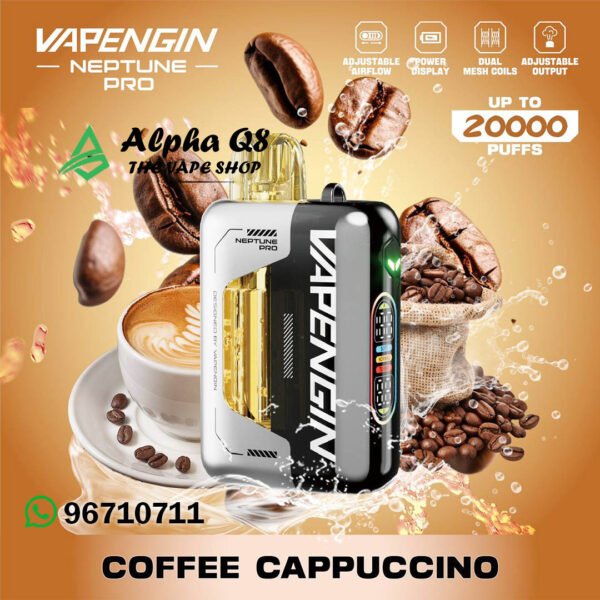 فابينجين نبتون برو ميكس بيرى 20000 سحبة Vapengin Neptune Pro Coffee Cappuccino