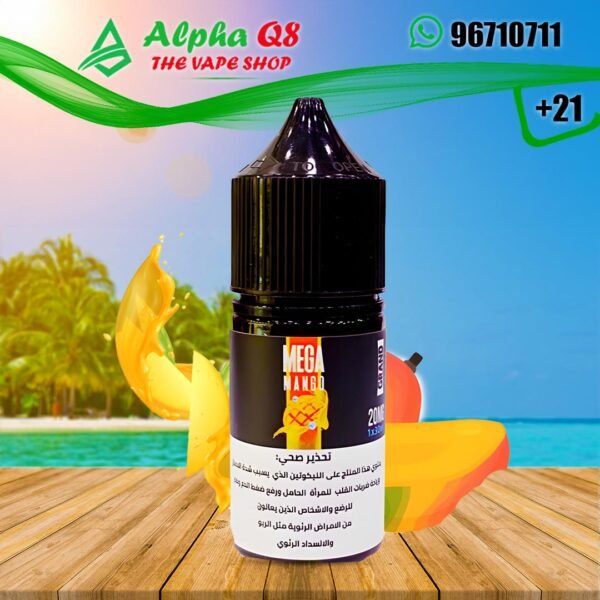 ميجا مانجا سولت نيكوتين 30 ملى Mega Mango Saltnic 30ML