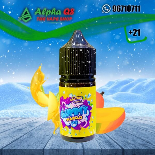 قمى مانجو ايس سولت نيكوتين 30 مل GUMMY MANGO ICE Saltnic 30ML
