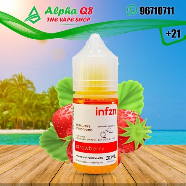 انفزن فراوله سولت نيكوتين 30 مل Infzn Strawberry Saltnic 30ml