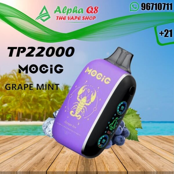mocig grape mint tp22000 PUFFS