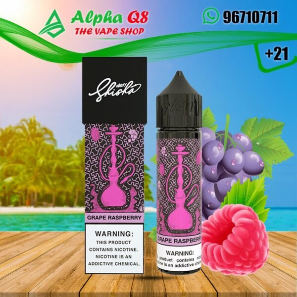ناستى عنب نوت 3 نيكوتين 60 ملى nasty Shisha Grape Raspberry 3MG 60ml