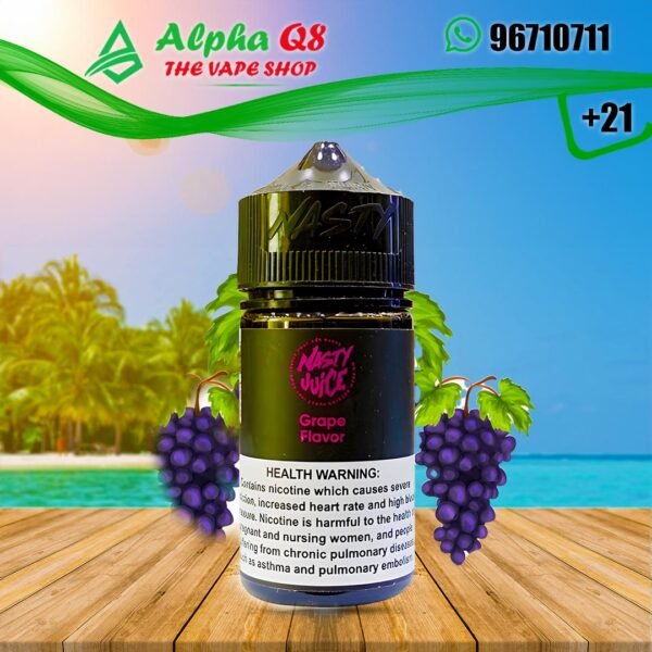 ناستى جوس عنب 3 نيكوتين 60 مل nasty asap grape 3mg 60ml