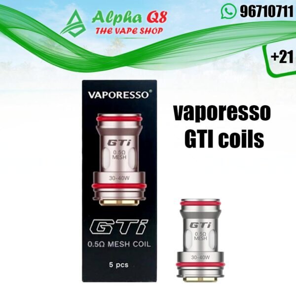 Vaporesso GTi coils 0.5 ohm Pack 5 Coils
