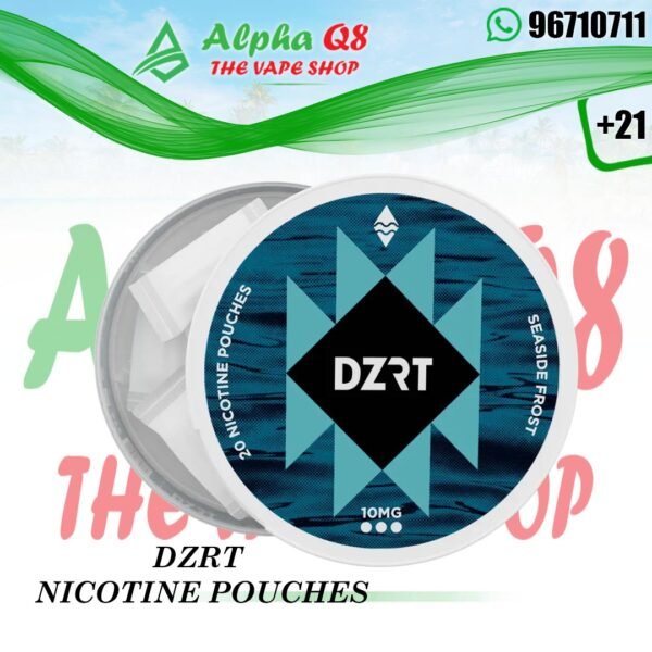 اظرف نيكوتين دزرت سي سايد فروستDZRT SEASIDE FROST Dzrt Seaside Frost Nicotine Pouches