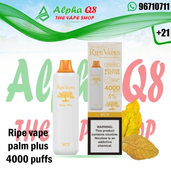 رايب فيبز في سي تي 4000 سحبة Ripe vapes 4000 puffs vct