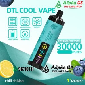 شيشه فابجو بار بلو راز ليموند 30k سحبه vapgobar 30000 PUFFS BLUE RAZZ LEMONADE