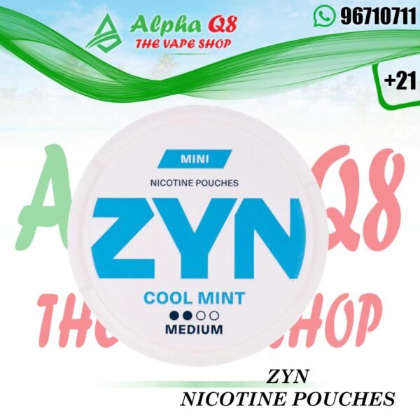 اظرف نيكوتين زد واي ان كول مينت 3 نيكوتين Zyn Cool Mint Mini Nicotine Pouches 3mg