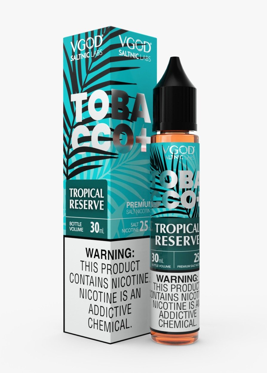 VGOD SALTNIC TOBACCO PLUS TROPICAL RESERVE 30ML 25MG