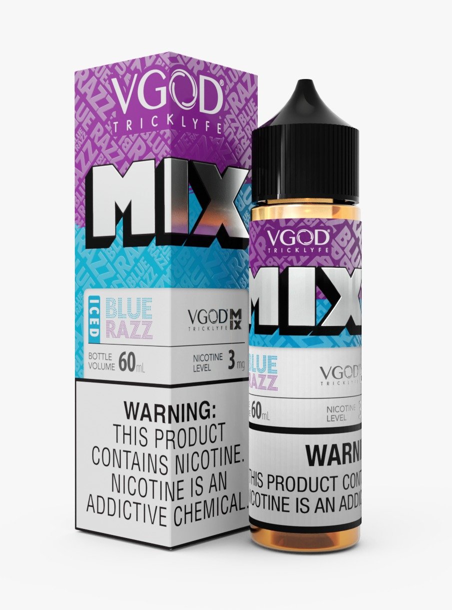 vgod mix blue razz ice 60ml 12mg