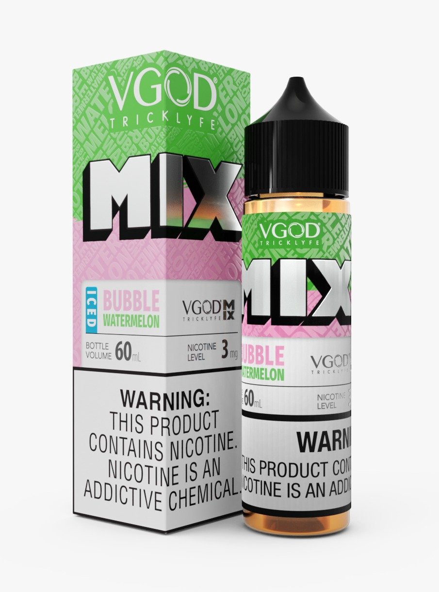 vgod mix bubble watermelon ice 60ml 3mg