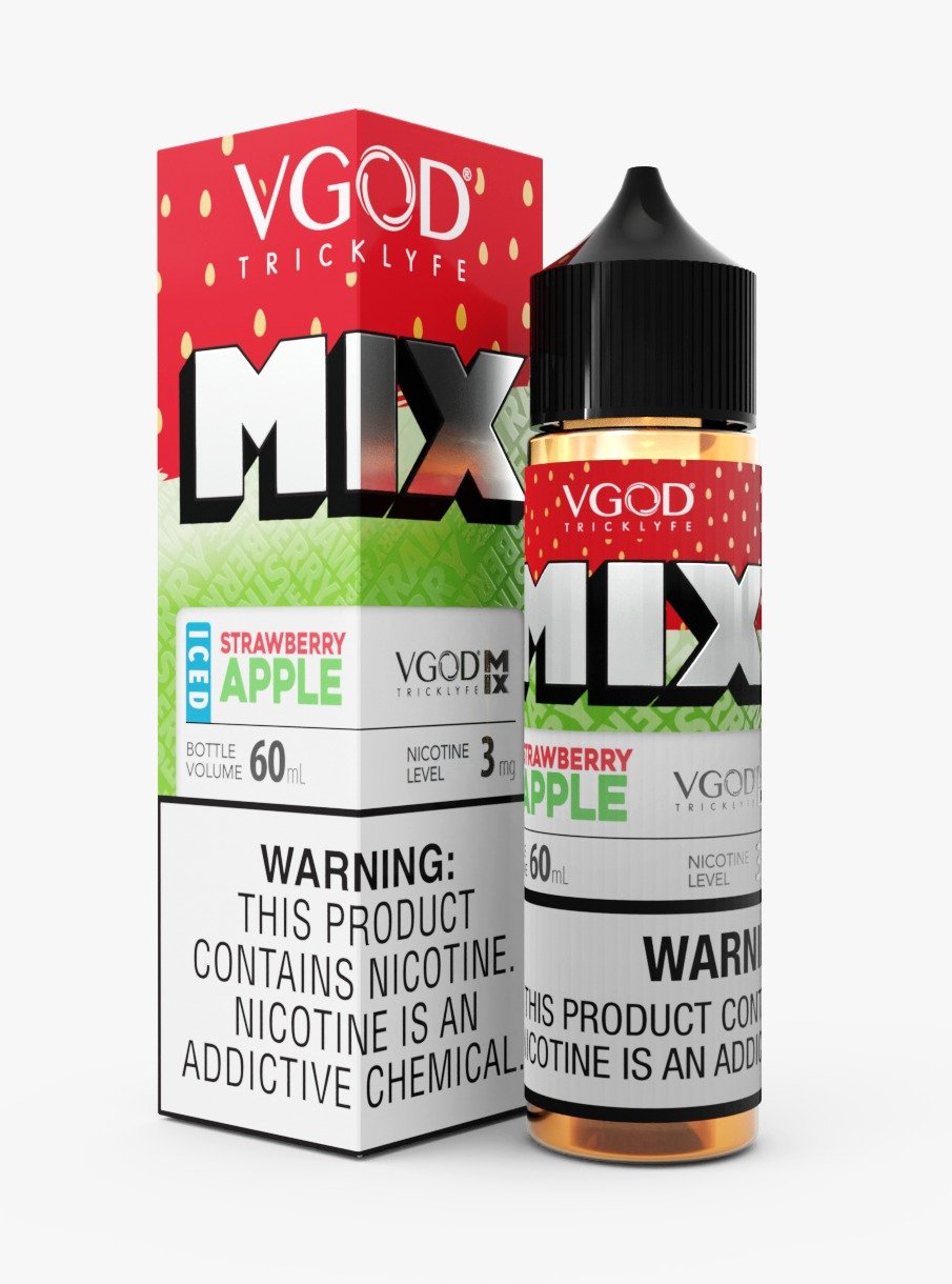 vgod mix strawberry apple ice 60ml 3mg