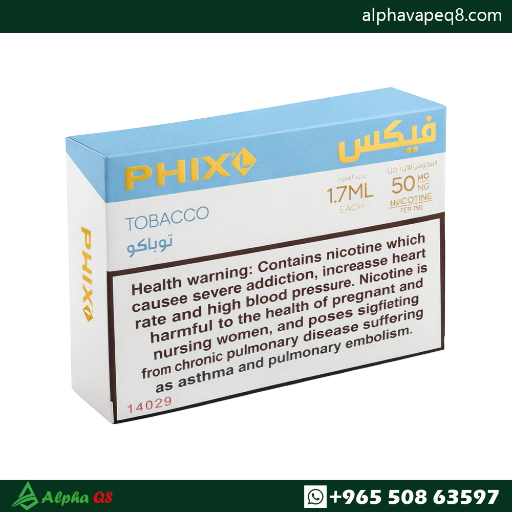 phix tobacco Vape & Phix Pods Vape Shack Pod Phix Tobacco 1.7 ml