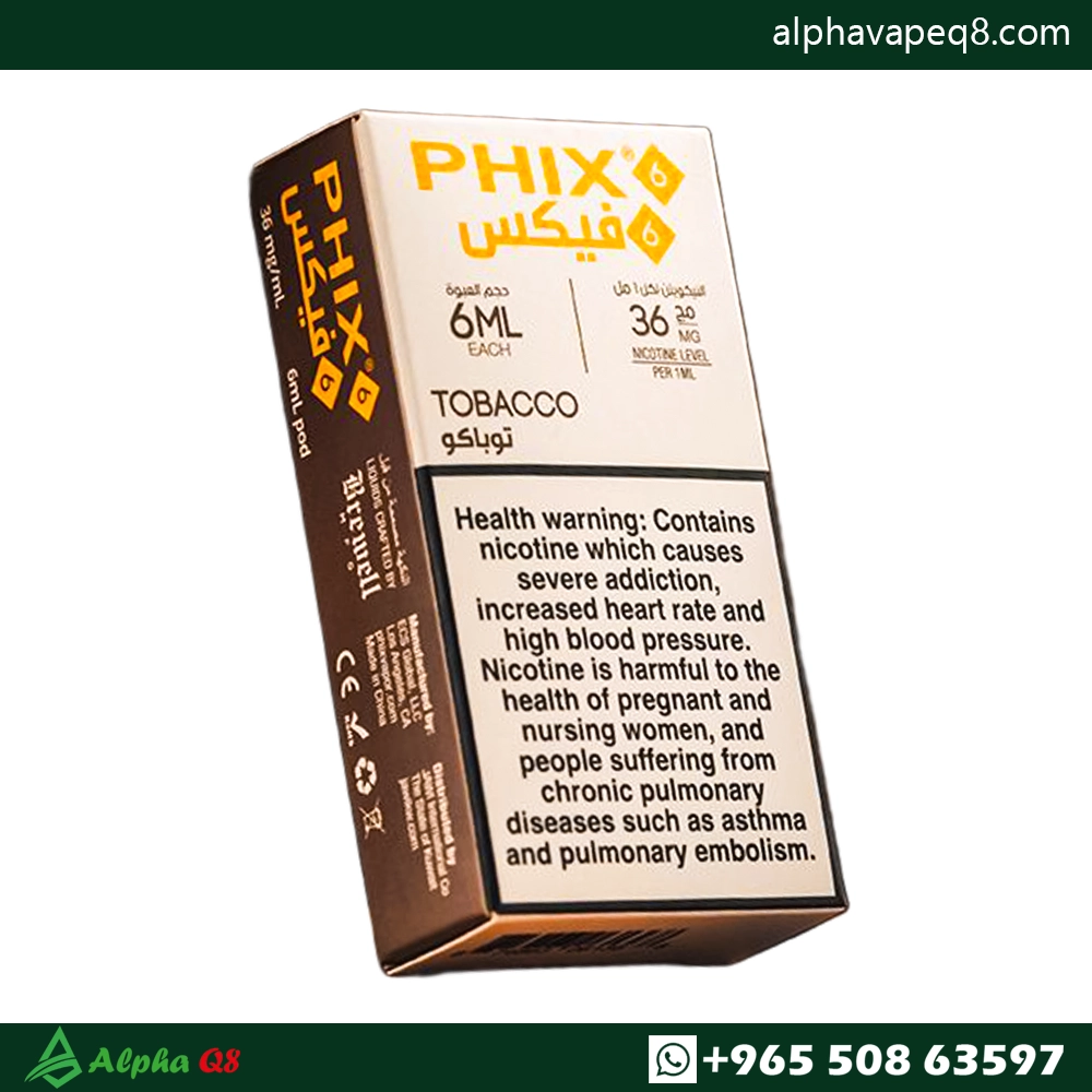 PHIX 6 Tobacco Pod - alphavapeq8
