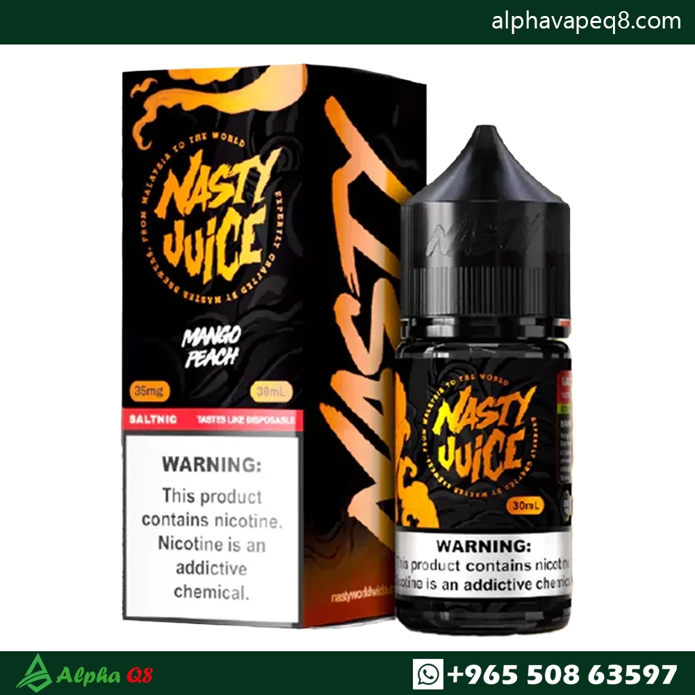 Nasty Mango Peach Saltnic - alphavapeq8