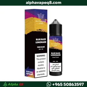 نكهة فيب الفاخر بلو راز ليمون 60 مل الكويت Al Fakher Blue Razz Lemonade vape juice freebase 3mg نكهة توت وليمون.