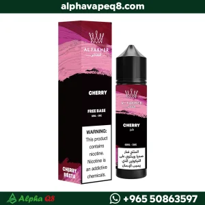 نكهة فيب الفاخر كرز فيستا 60 مل الكويت Al Fakher Cherry Fiesta vape juice freebase 3mg نكهة شيشة الكترونية.