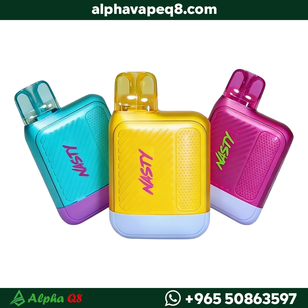 سحبة ناستي بار DX3K توفر لك 3000 سحبة ببطارية قوية 700mAh. تصميم صغير الحجم وأنيق مع تقنية Mesh Coil لتعزيز طعم النكهة. نسبة نيكوتين 20mg لتجربة مثالية.