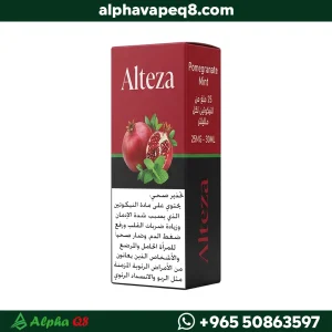 نكهة التيزا رمان نعناع سولت 25 ملجم 30 مل Alteza Pomegranate Mint Salt.