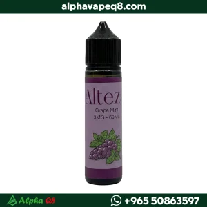 نكهة التيزا عنب نعناع 60 مل 3 ملجم Alteza Grape Mint.