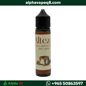 نكهة التيزا كاسترد الكراميل الكريمي 60 مل 3 ملجم Alteza Creamy Caramel Custard.