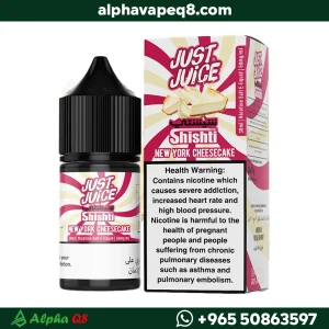 جست جوس شيشتي نيويورك تشيزكيك سولت 30 مل بتركيز 20mg و50mg