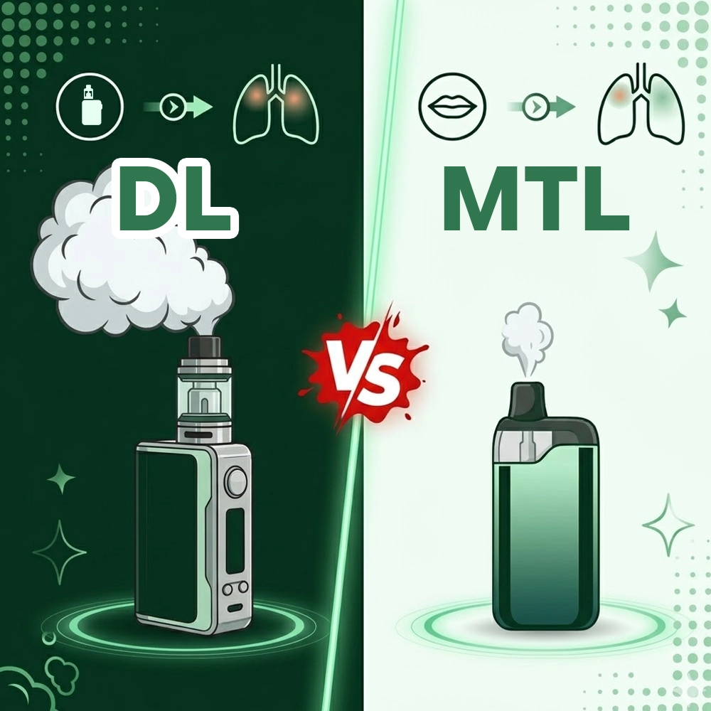 مقارنة توضح الفرق بين جهاز سحبة شيشة وجهاز سحبة زقارة.