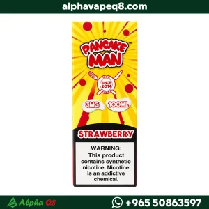 بان كيك مان فراولة Pancake Man Strawberry نكهة فيب 100 مل نيكوتين 3mg