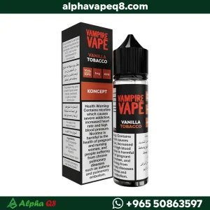 نكهة فامباير فيب فانيليا توباكو 3 مج الكويت الفا فيب Vampire Vape.