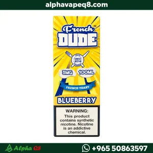 فرنش دود بلوبيري French Dude Blueberry نكهة فيب 100 مل نيكوتين 3mg