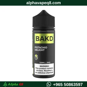 باكد بستاشيو ديلايت 120 مل نكهة شيشة 3 مج BAKD Pistachio Delight متجر ألفا فيب الكويت