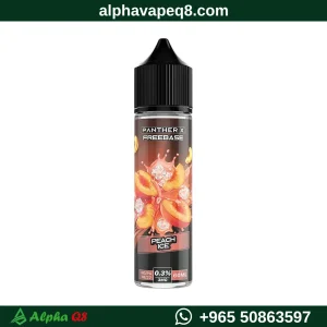 نكهة دكتور فيبس بانثر اكس خوخ ايس 60 مل 3 مج Dr Vapes Panther X Peach Ice متجر ألفا فيب الكويت