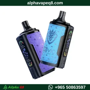 سحبة جاهزة ميفيو شيشة 30000 سحبة باللونين البنفسجي والأزرق Mivio Shisha 30000 Puffs Disposable Vape متجر ألفا فيب الكويت