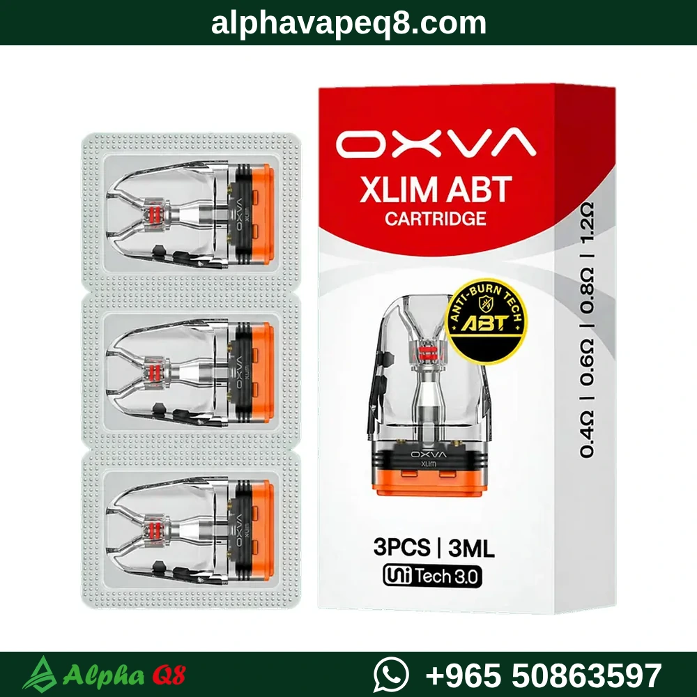 بودات اوكسفا اكسليم ABT 3 مل ثلاثة بودات مع العلبة OXVA XLIM ABT Replacement Pods 3ml متجر ألفا فيب الكويت
