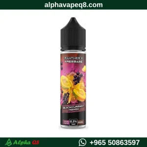 نكهة دكتور فيبس بانثر اكس كشمش أسود مانجو 60 مل 3 مج Dr Vapes Panther X Blackcurrant Mango متجر ألفا فيب الكويت