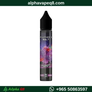 نكهة دكتور فيبس بانثر اكس كرانبيري عنب سولت 30 مل Panther X Cranberry Grape Salt متجر ألفا فيب الكويت