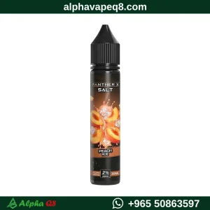 نكهة بانثر اكس خوخ ايس سولت دكتور فيبس نيكوتين سولت 30 مل 20 مج Dr Vapes Panther X Peach Ice Salt متجر ألفا فيب الكويت