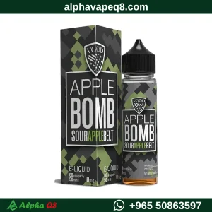 نكهة في جود ابل بوم زيرو نيكوتين 60 مل VGOD Apple Bomb Zero Nicotine 60ml متجر ألفا فيب الكويت