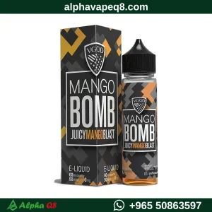 نكهة في جود مانجو بوم زيرو نيكوتين 60 مل VGOD Mango Bomb متجر ألفا فيب الكويت