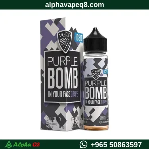 نكهة في جود بيربل بوم ايس زيرو نيكوتين 60 مل VGOD Purple Bomb Iced متجر ألفا فيب الكويت