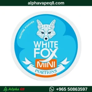 أكياس نيكوتين وايت فوكس سبيرمنت وايت ميني فموية White Fox All White Mini Nicotine Pouches متجر ألفا فيب الكويت