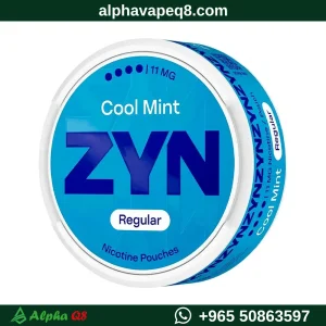 علبة اكياس نيكوتين زن كول منت 11 مج الزرقاء ZYN Cool Mint X-Strong 11mg Nicotine Pouches متجر ألفا فيب الكويت