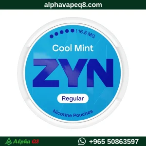 علبة اكياس نيكوتين زن كول منت ماكس 16.5 مج ZYN Cool Mint Max 16.5mg Nicotine Pouches متجر ألفا فيب الكويت